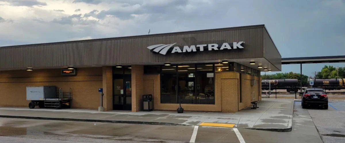 Amtrak Station near Eppley Airfield (OMA)